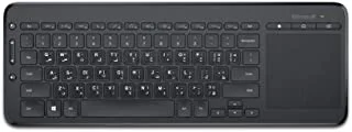 Microsoft N9Z-00019 Microsoft Wireless All -in-one Media Keyboard Black (Arabic Keyboard)