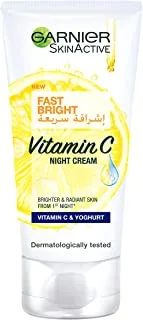 Garnier Skinactive Fast Fairness Night Cream With Vitamin C Lemon And Yoghurt 50Ml