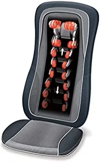 BEUrer Mg300 Shiatsu Massage Seat Cover | Full Body Massage | 4X 3D Massage Heads Move Along Your Spine And Up Your Neck | Infrared Light + Heat Function | Automatic Body Scanning | Machine Washable