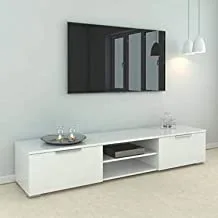 Tv Table With Drawers And Shelves Up To 65 Inch Tv - White, Size: 33.10 Cm*172.7 Cm*39.9 Cm