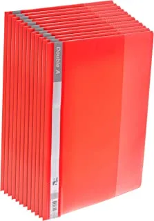DOUBLE A Business Report File Red 12 Piece, RF15054
