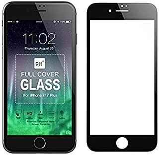 Full-Cover Tempered Glass Anti-Fingerprint HD Curved Screen Protector for Apple iPhone 7 Plus-Black