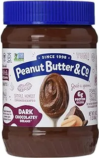 Peanut Butter & Co Dark Chocolatey Dreams زبدة الفول السوداني قابلة للدهن ، 454 جرام - عبوة من 1