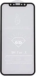 واقي شاشة زجاجي X زجاج مقوى 6D لهاتف Apple iPhone X.