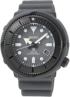 Seiko Prospex Street Sports Solar Diver'S 200M Gray Dial With Silicone Band Watch Sne537P1