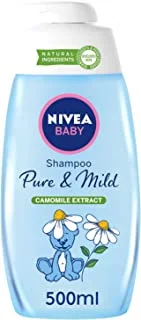 NIVEA Baby Pure & Mild Shampoo, Camomile Extract, 500ml