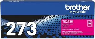 Brother TN-273M Genuine Color Toner Cartridge, Magenta, Page Yield up to 1,300 Pages