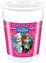 Procos Frozen Northern Lights Plastic Cups 8 Pieces, 200 ml Capacity
