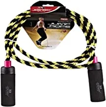 JOEREX Jump Rope, Foam Handle And Nylon Rope 7 feet, For Training Sports Exercise & Weight loss