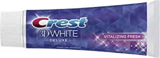 Crest 3D White Deluxe Vitalizing Fresh, Enamel Safe Toothpaste, 75 ml