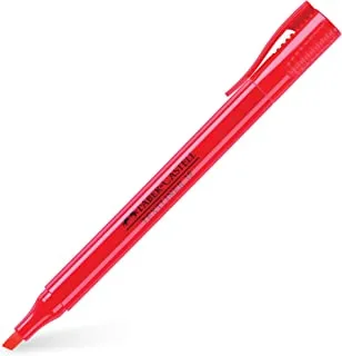 Faber-Castell Textliner 38 1.2-5 mm Chisel Tip Highlighter, Red