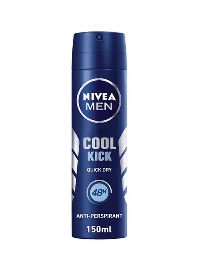 NIVEA 48h Cool Kick Quick Dry Antiperspirant Spray 150ml