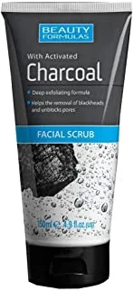 Beauty Formulas Facial Scrub 150 mlWith Activated Charcoal