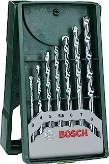 BOSCH - Mini-X-Line Masonry Drill Bit Set, 7 pieces