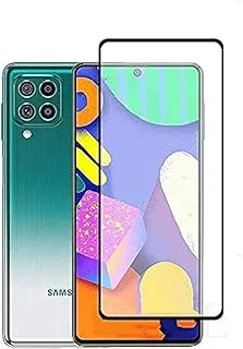 واقي شاشة Samsung Galaxy M62 / F62 زجاجي لاصق كامل للشاشة من الحافة إلى الحافة لهاتف Samsung Galaxy M62 / F62 - أسود من Nice.Store.UAE