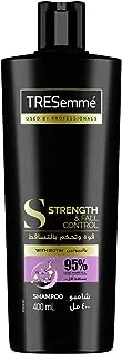 TRESEMMÉ Strength & Fall Control Shampoo with biotin for 3X stronger hair, 400ml