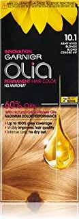 Garnier Olia, No Ammonia Permanent Hair Color With 60% Oils, 10.1 Ashy Very Light