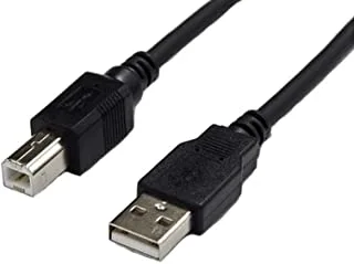 كابل طابعة eDatalife USB 2.0 1.5 متر ، كابل نقل البيانات من الذكور إلى الذكور ، متوافق مع الطابعات- DL - الطابعة