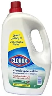 Clorox Scentiva Disinfectant Floor Cleaner 3L Mediterranean Pine Forest, Activated Pine, No Bleach
