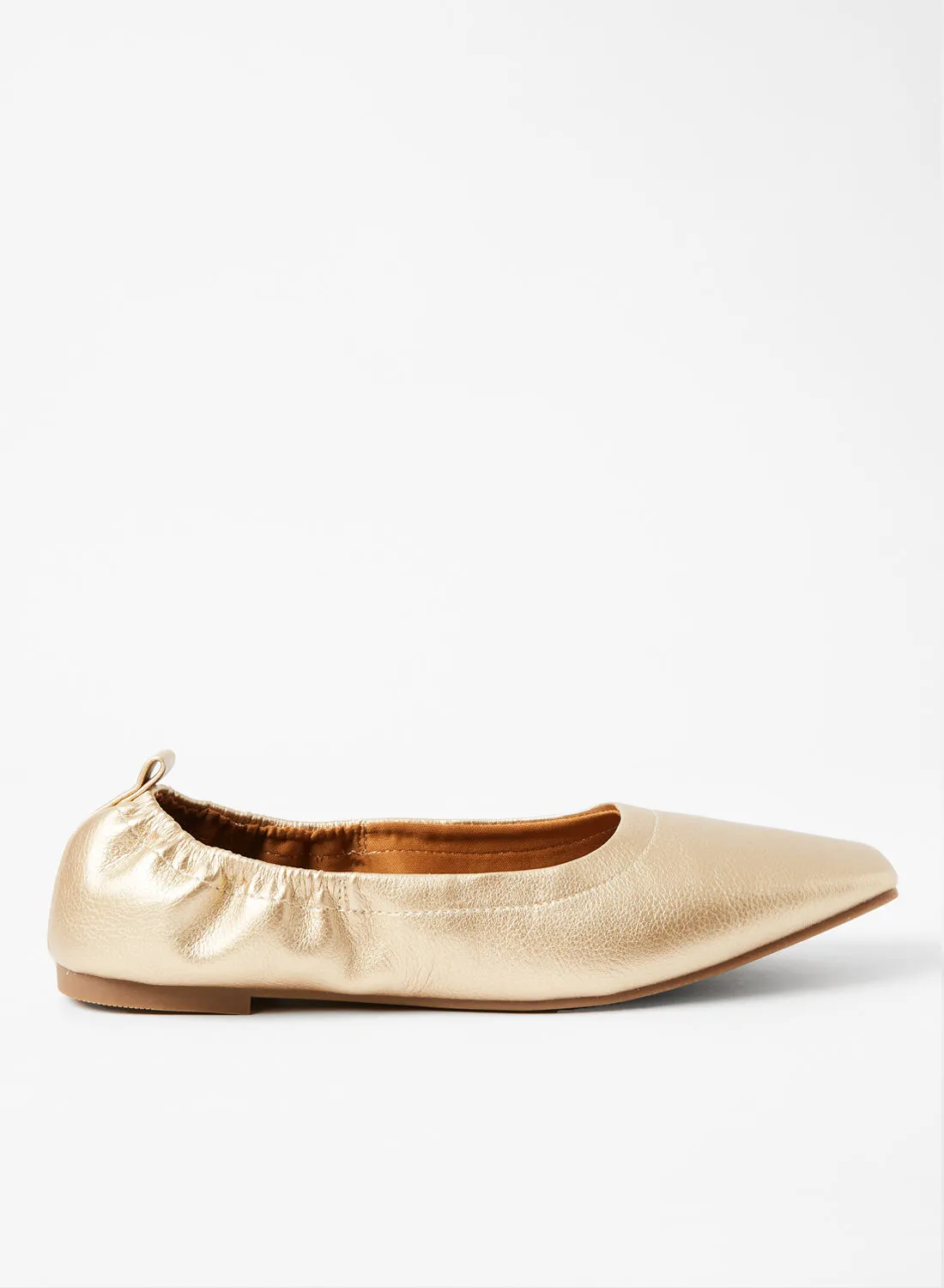 CALL IT SPRING Chenelle Vegan Leather Ballerinas Gold