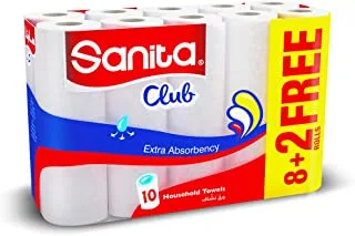 Sanita Club Kitchen Towel 10 Roll 40Sheets