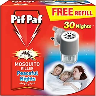 Pif Paf Powergard Electrical Plug- In Liquid Mosquito Killer Device With 30 Nights Refill