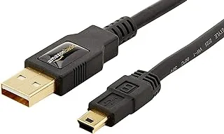 AmazonBasics USB 2.0 Charger Cable - A-Male to Mini-B Cord - 3 Feet (0.9 Meters)