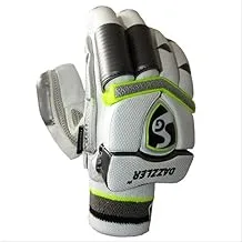 SG Batting Gloves SG Dazzler S. Adult RH Leather Right Hand Batting Glove, S. Adult (Muticolor)