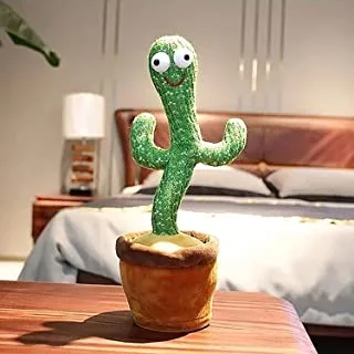 Funz Dancing Cactus, Plush Singing Cactus Toy With Mimicking Cactus Plush Electric Toys, Recording Repeating And Follow You Speak For Kids, Teens, Childrens Play, Multi Color, To-50002186