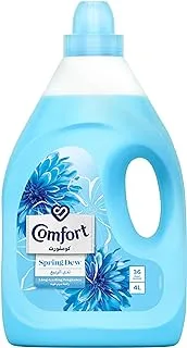 COMFORT Fabric Softener, Spring Dew, for fresh & soft clothes, 4L