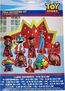 Amscan party centre disney toy story 4 table decorating kit, multi-colored, one size, 280127
