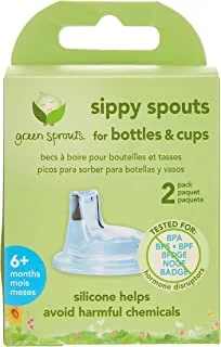 Green Sprouts Baby Sippy Spouts For Bottles & Cups (2 Pack)-6Mo+, Piece of 1
