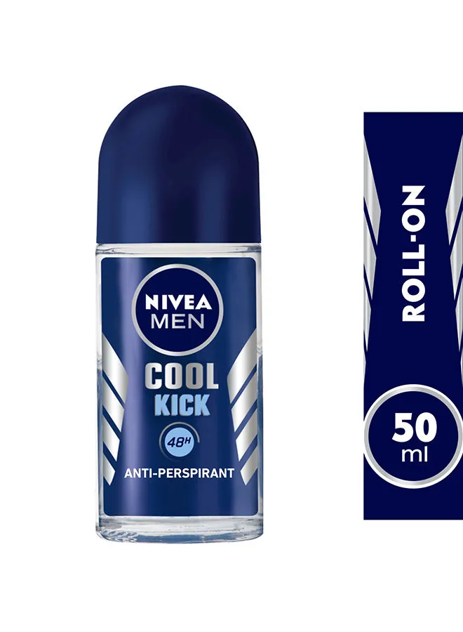 NIVEA Cool Kick Deodorant Fresh Scent Roll On 50ml