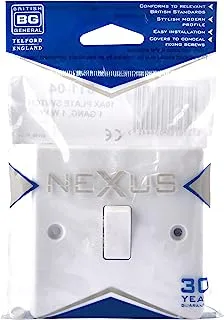 NexUS 1 Gang 1 Way 10A Switch White