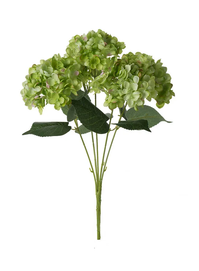 ebb & flow Mini Hydrangea Green Unique Luxury Quality Material for the Perfect Stylish Home Green 25 X 25 X 47cm