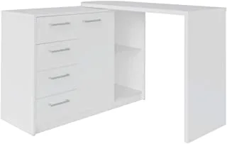 Artany Desk With Door And Drawers - 003229, White