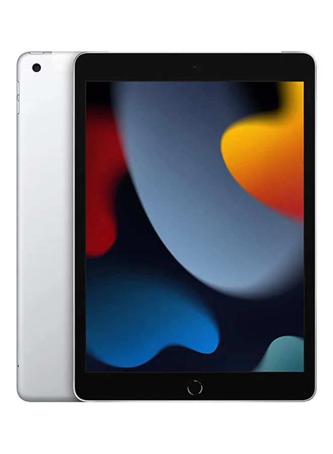 Apple iPad 2021 (9th Generation) 10.2-Inch, 256GB, WiFi, Silver With Facetime - Middle East Version