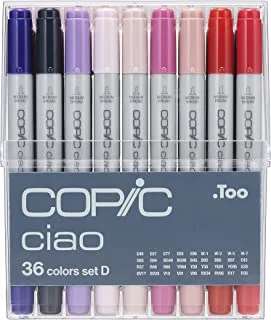 Copic Markers Ciao 36-Piece Marker (Set D)