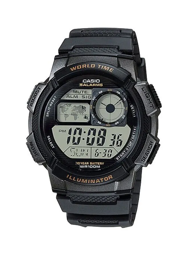 CASIO Men's Youth Digital Wrist Watch Ae-1000W-1Avdf - 45 mm - Black