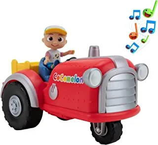 Cocomelon MUSical Tractor Vehicle With Figure, Black, Cmw0038