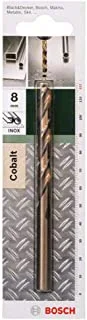 BOSCH - Metal Drill Bit, Suitable for Alloyed steel, Cast iron, Non-alloyed steel, Stainless steel, 8mm Diameter, 1 piece