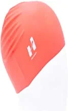 قبعة سباحة سيليكون للكبار من هيرموز للجنسين ، أحمر ، H-SC4602 RE