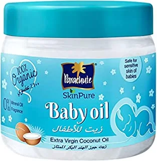 Parachute Skin Pure Baby Oil Extra Virgin Coconut Oil, 250 ml