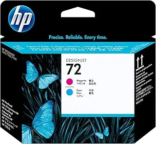 HP (Hewlett Packard) Original C9383A HP 72 Magenta and Cyan DesignJet Printhead, Magenta/Cyan