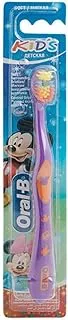 Oral-B Kids Mickey Mouse Soft ToothBRush, 2-4 Years, Assorted Colors 1 Count