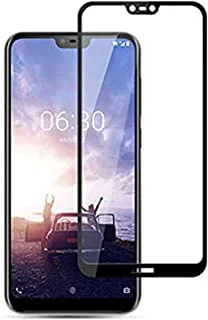 5D Tempered Glass Protector For Nokia 6.1 PLUS(X6) 2018 - Black