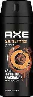 AXE Men Deodorant Body Spray, for long lasting odour protection, Dark Temptation, 48 hours irresistible fragrance, 150ml