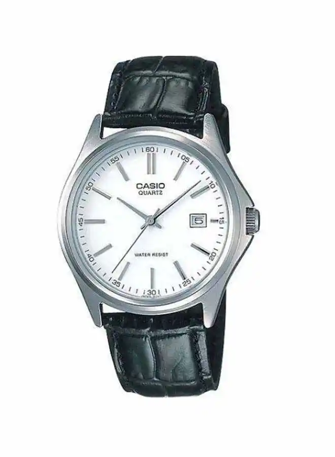 CASIO Men's Leather Analog Wrist Watch MTP-1183E-7ADF