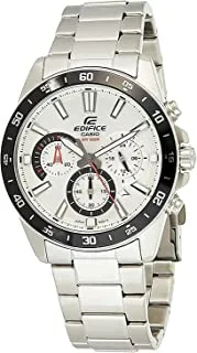 Casio Edifice Men's Black Dial Stainless Steel Chronograph Watch