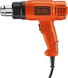 BLACK+DECKER 1750W Corded 2 Mode Heat Gun for Stripping Paint, Varnishes & Adhesives, Orange/Black - KX1650-B5,